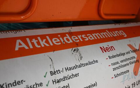 Container Altkleidersammlung