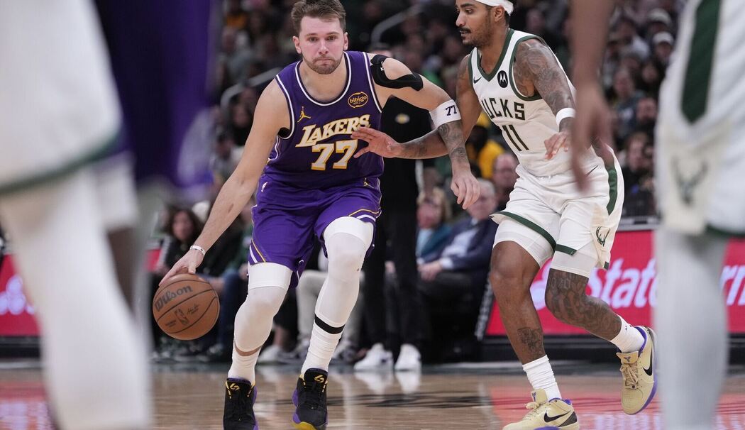 Luka Doncic und Gary Harris Luka Doncic und Gary Harris