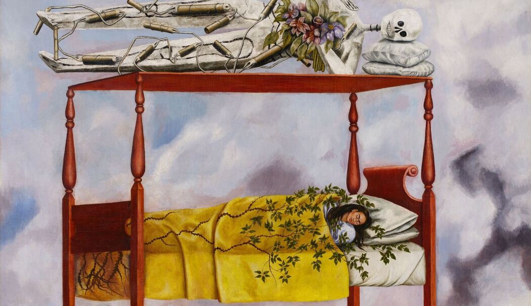 Frida Kahlos Selbstporträt "El sueño (La cama)" Frida Kahlos Selbstporträt "El sueño (La cama)"
