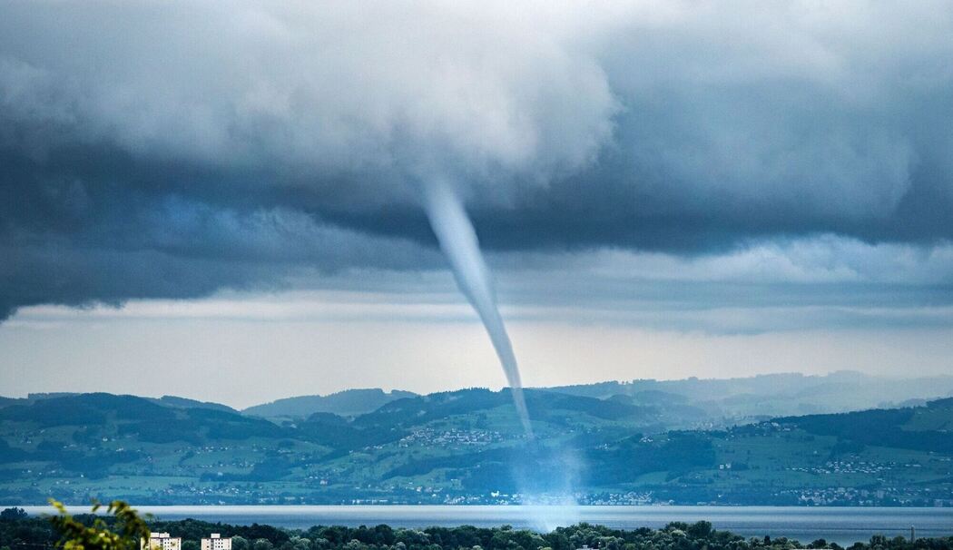Wasserhose über dem Bodensee Wasserhose über dem Bodensee
