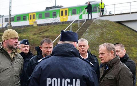 Bahnstrecke in Polen durch Sabotage beschädigt