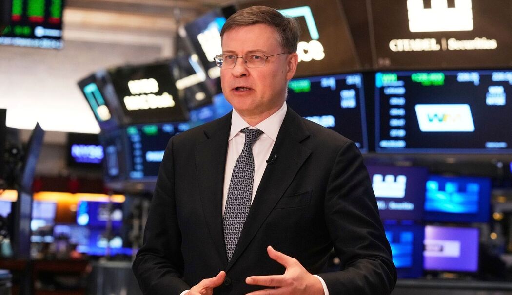 EU-Handelskommissar Dombrovskis EU-Handelskommissar Dombrovskis