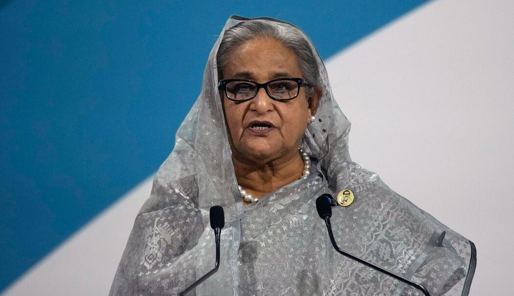 Bangladeschs Ex-Ministerpräsidentin Sheikh Hasina Bangladeschs Ex-Ministerpräsidentin Sheikh Hasina