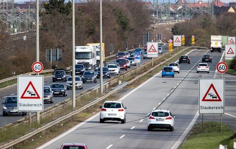 Frankenschnellweg in Nürnberg