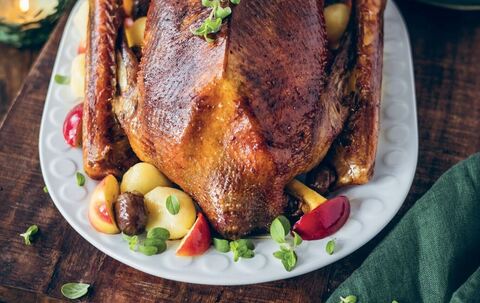 Gänsebraten mit Blaukraut