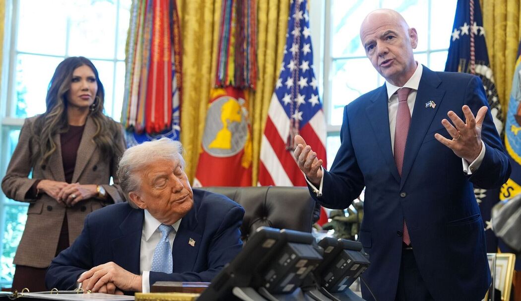 Donald Trump und Gianni Infantino Donald Trump und Gianni Infantino