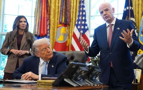 Donald Trump und Gianni Infantino