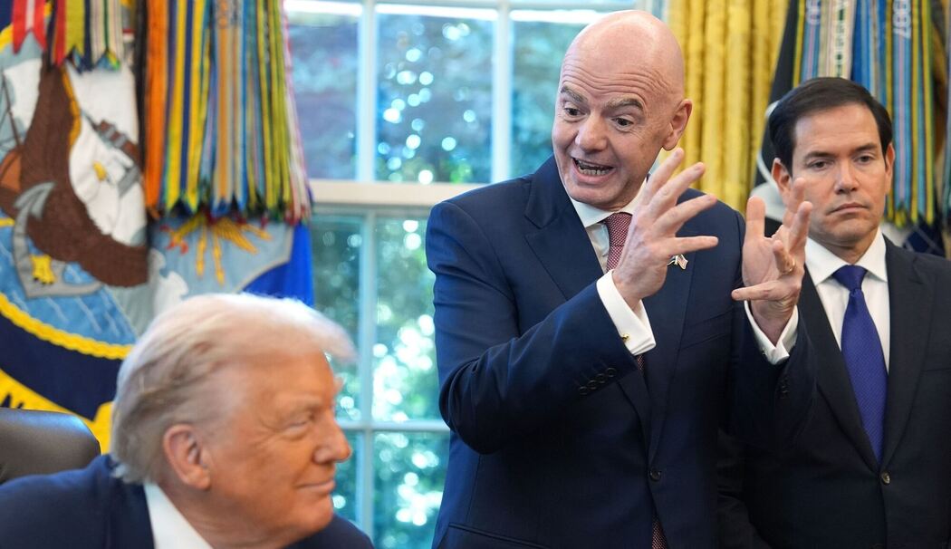 Donald Trump und Gianni Infantino Donald Trump und Gianni Infantino