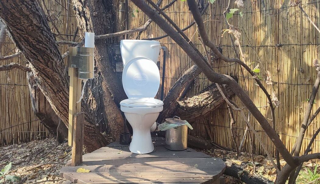 Outdoor-Toilette in Namibia - Welttoilettentag