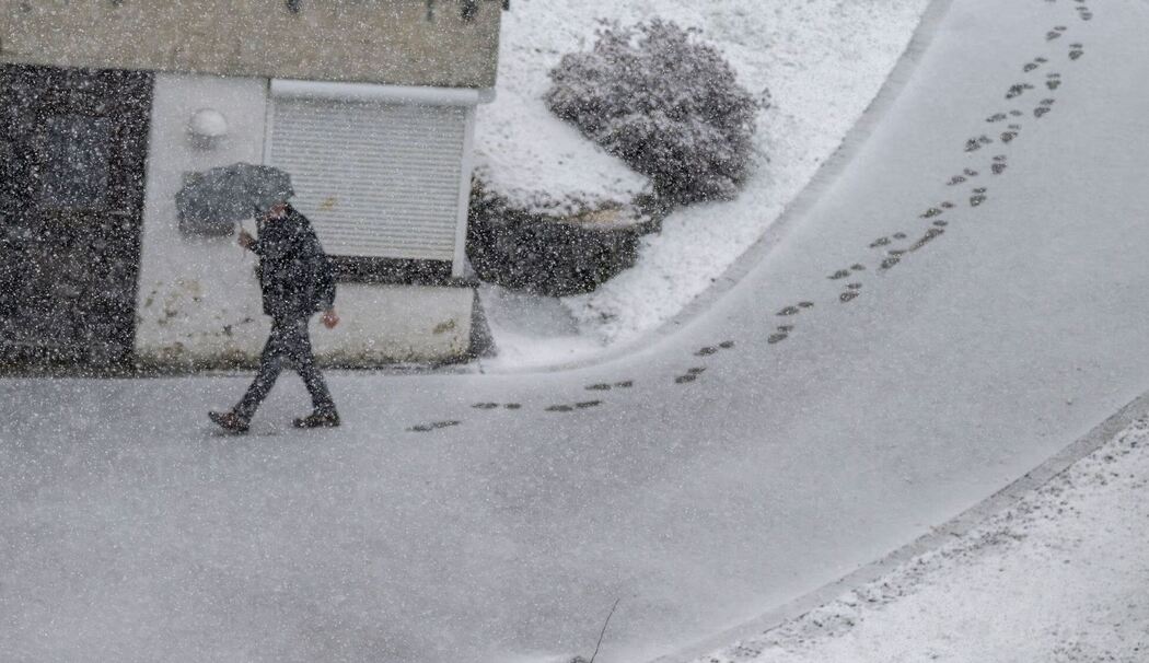 Wetter in Bayern - Schnee im West-Allgäu
