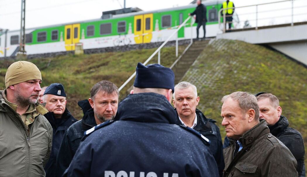 Bahnstrecke in Polen durch Sabotage beschädigt