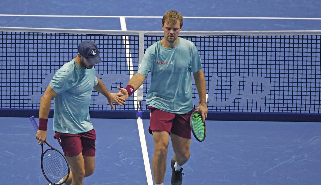 Tennis-Doppel Tim Pütz und Kevin Krawietz