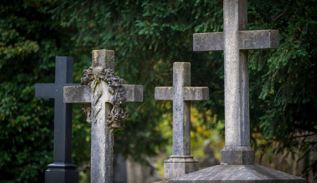 Kreuze auf dem Friedhof Kreuze auf dem Friedhof