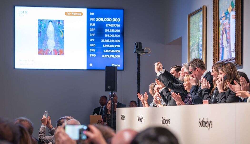 Rekord: Klimt-Gemälde für 236,4 Millionen Dollar versteigert