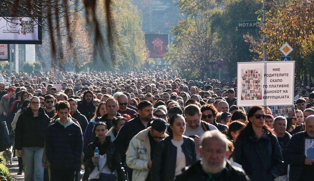 Protest in Nordmazedonien Protest in Nordmazedonien