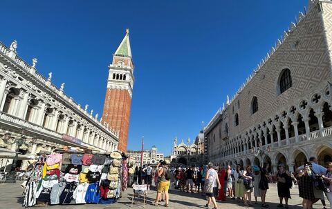 Blick auf den Markusplatz