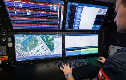 In einem Fahrzeug integriertes Drohnenerkennungssystem AARTOS