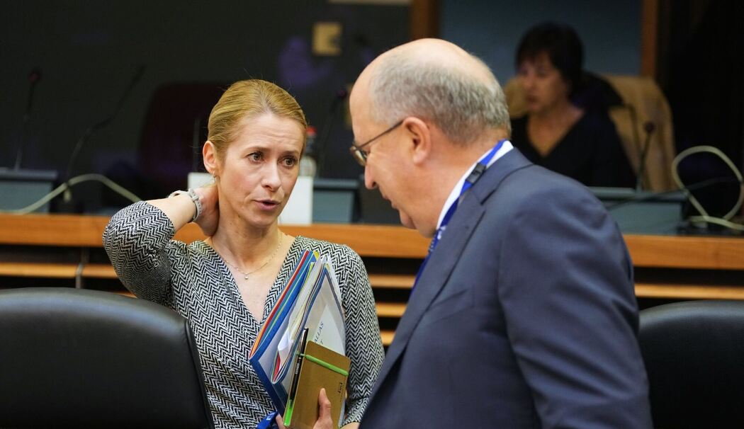 EU-Chefdiplomatin Kallas und Verteidigungskommissar Kubilius EU-Chefdiplomatin Kallas und Verteidigungskommissar Kubilius