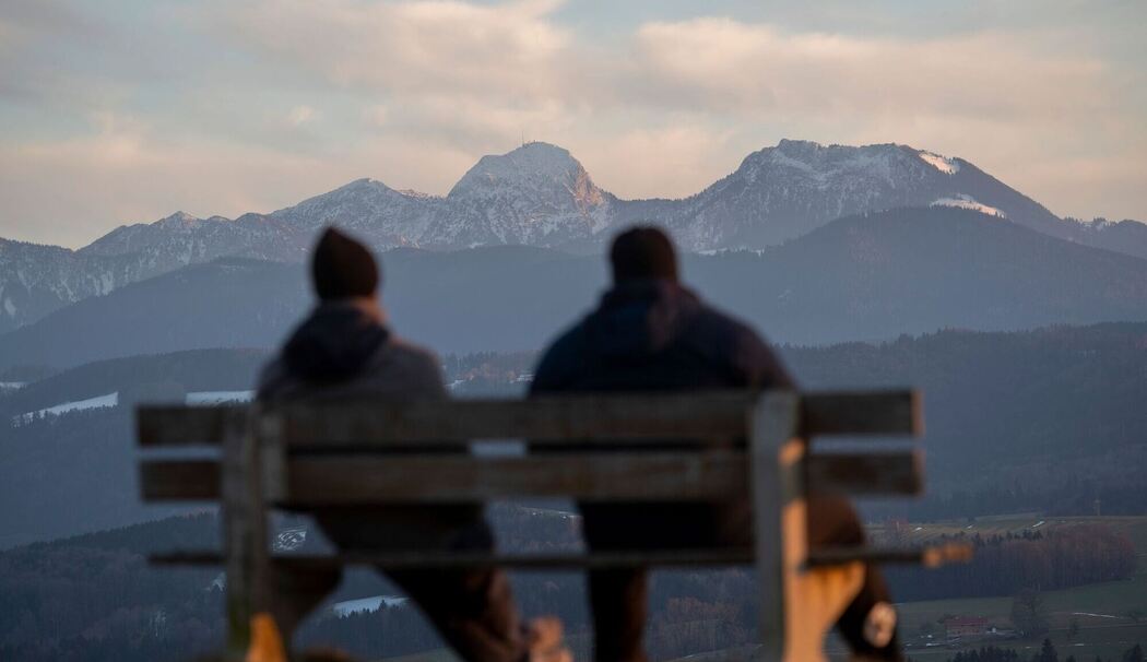 Sonnenuntergang am Irschenberg Sonnenuntergang am Irschenberg