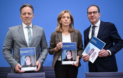 Pressekonferenz „Häusliche Gewalt 2024“