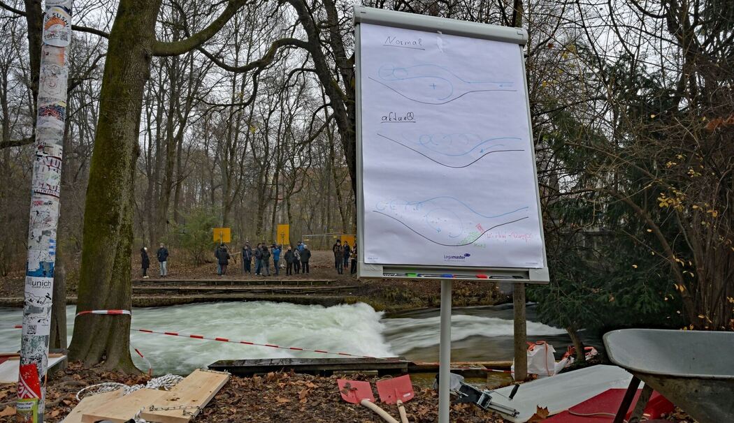 Verschwundene Eisbachwelle soll wiederbelebt werden Verschwundene Eisbachwelle soll wiederbelebt werden