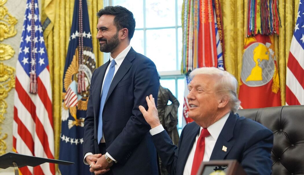 US-Präsident Trump empfängt künftigen New Yorker Bürgermeister US-Präsident Trump empfängt künftigen New Yorker Bürgermeister