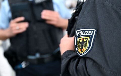 Bundespolizei am Bahnhof