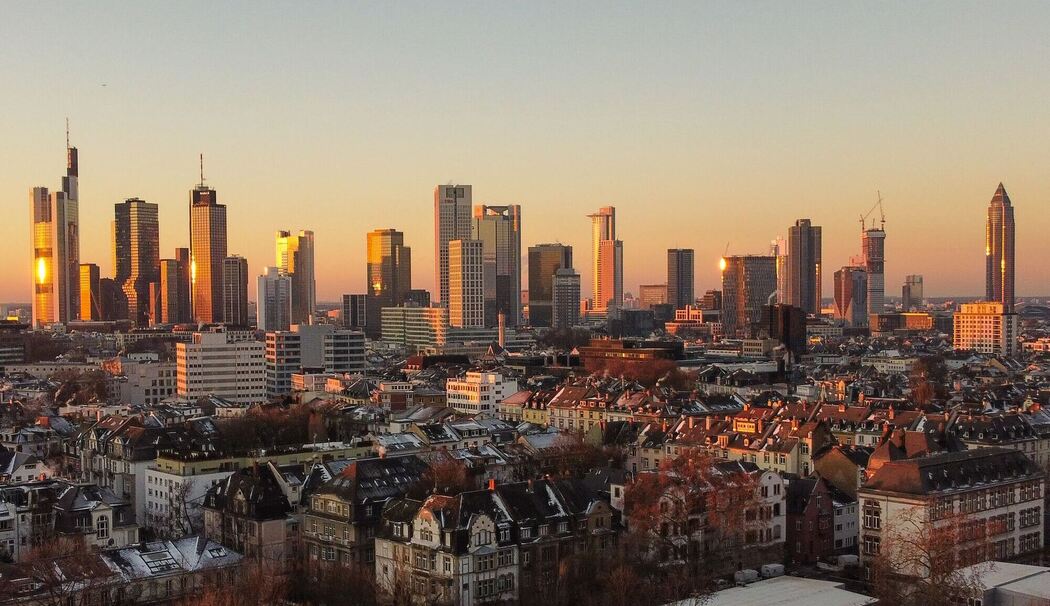 Skyline in Frankfurt Skyline in Frankfurt
