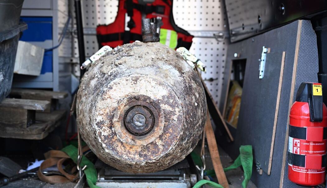 Entschärfung einer Fliegerbombe mit Evakuierung