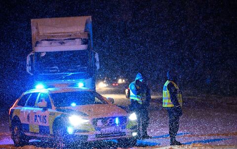 Busunfall in Schweden