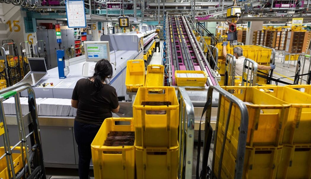 Internationale Post Zentrum (IPZ) am Frankfurter Flughafen