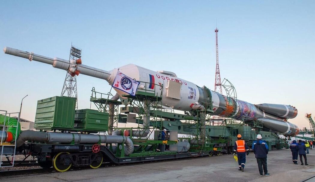 Kosmodrom Baikonur in Kasachstan