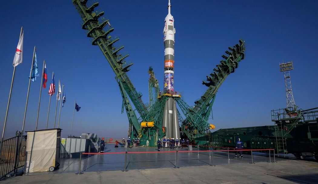 Vorbereitungen für Sojus Rakentenstart in Baikonur