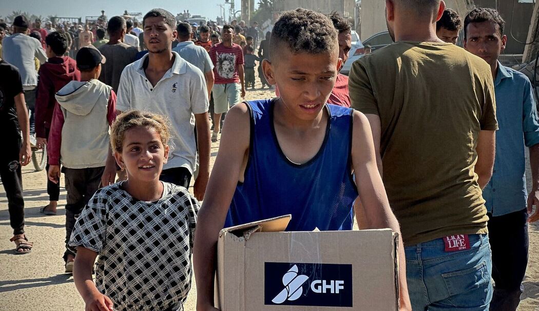 Nahostkonflikt - GHF-Hilfsgüterverteilung