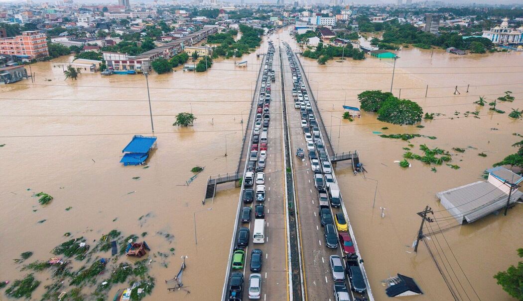 Überschwemmungen in Südthailand
