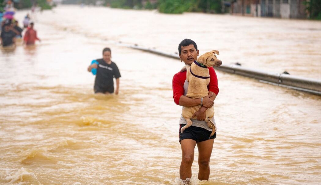 Überschwemmungen in Südthailand