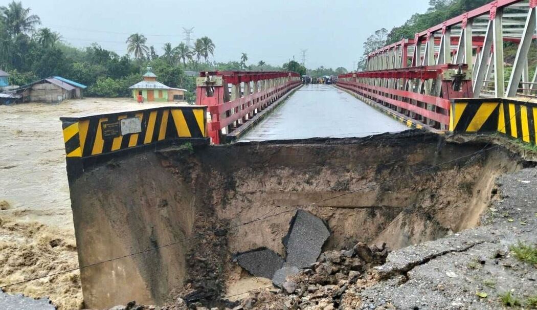 Hochwasser auf Sumatra
