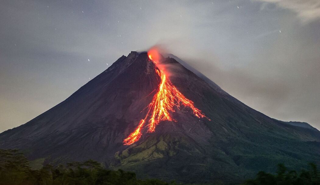 Ausbruch des Vulkans Merapi