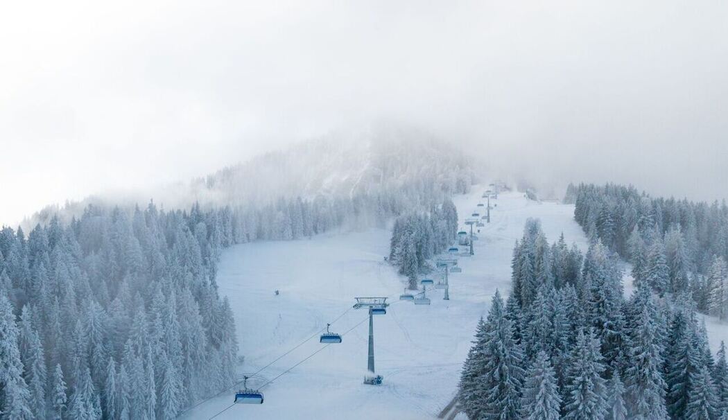 Kreuzwanklbahn im Skigebiet Garmisch Classic Kreuzwanklbahn im Skigebiet Garmisch Classic