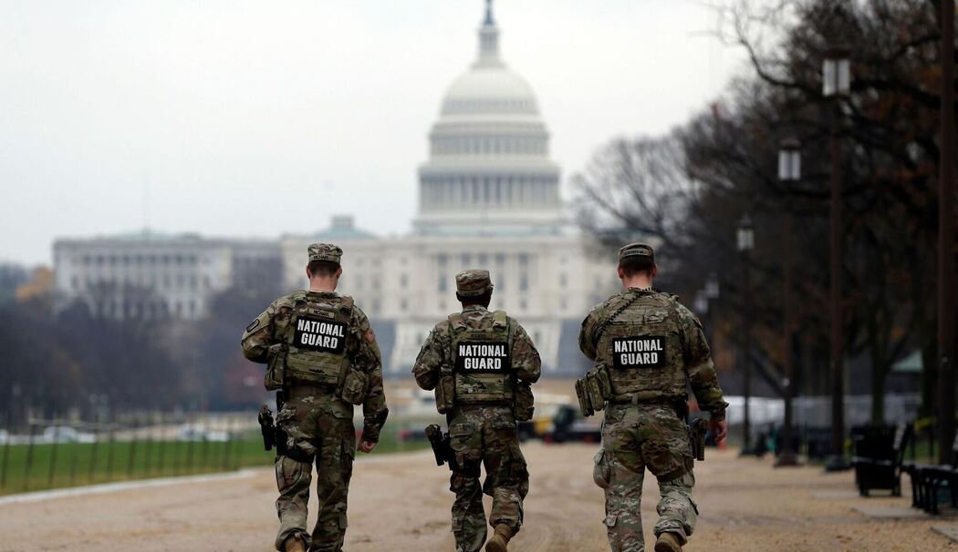 US-Nationalgarde patrouilliert in Washington
