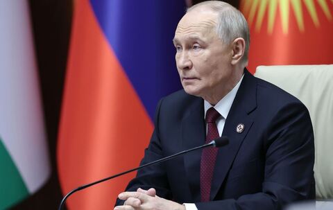 Russlands Präsident Putin bei Gipfeltreffen in Kirgistan