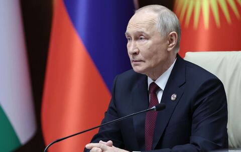 Russlands Präsident Putin bei Gipfeltreffen in Kirgistan