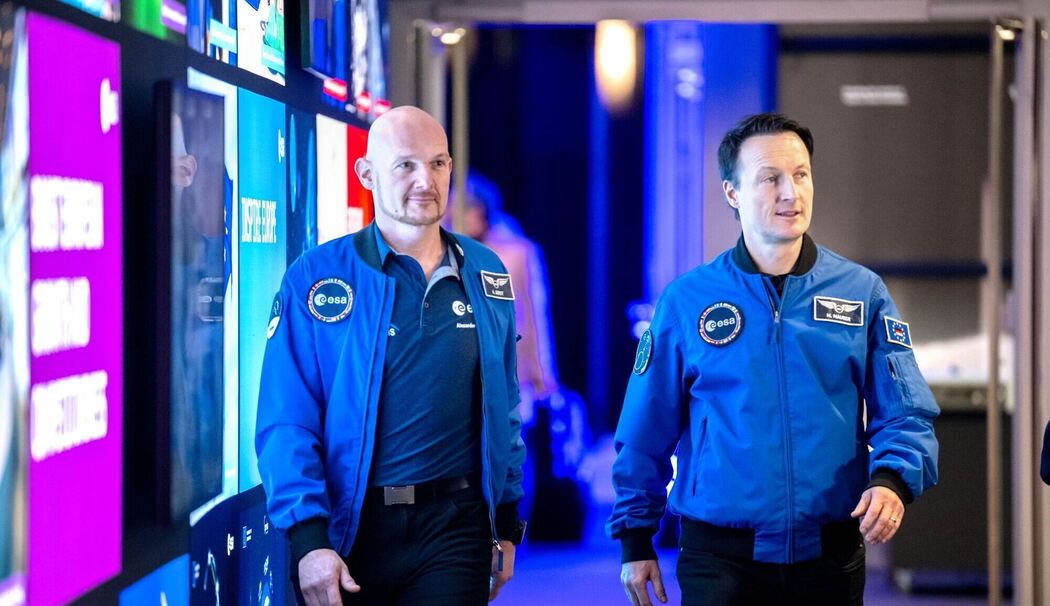 Alexander Gerst und Matthias Maurer Alexander Gerst und Matthias Maurer