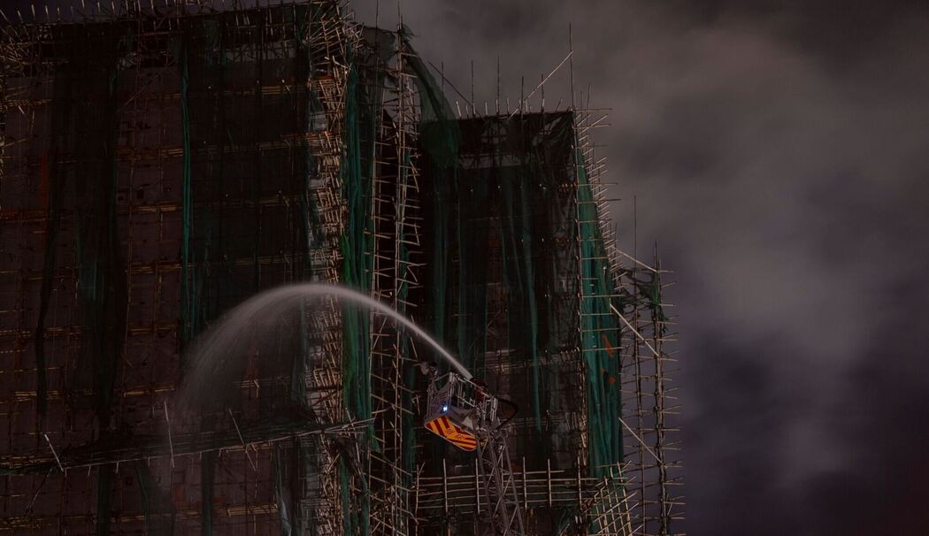 Nach Brand in Hongkong Nach Brand in Hongkong