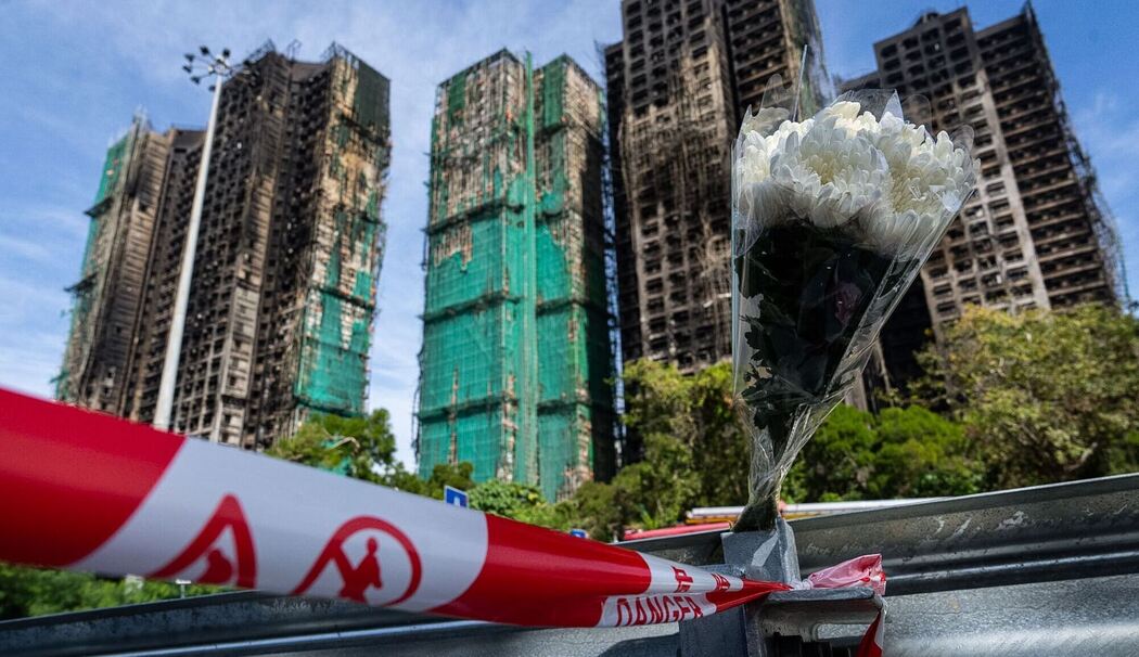 Nach Brand in Hongkong Nach Brand in Hongkong