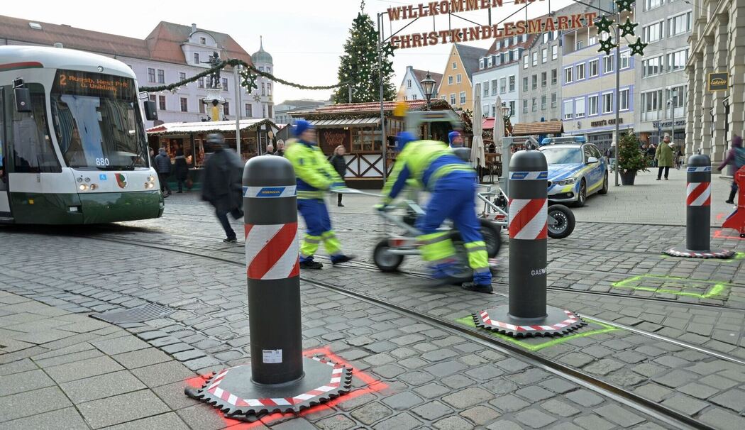 Poller am Augsburger Christkindlesmarkt