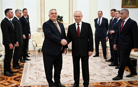 Ungarns Regierungschef Orban trifft Putin in Moskau