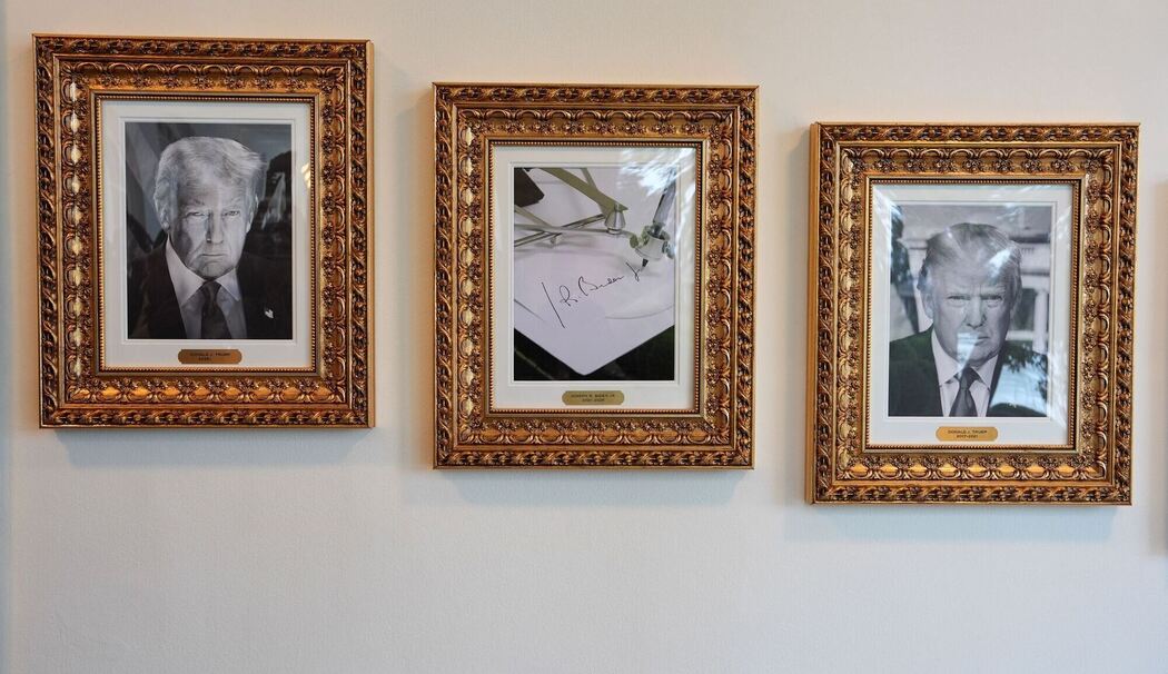 "The Presidential Walk of Fame" im White House