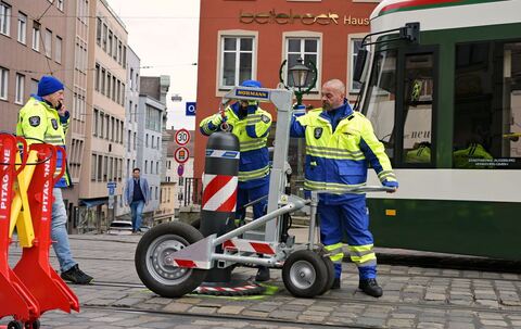 Poller am Augsburger Christkindlmarkt