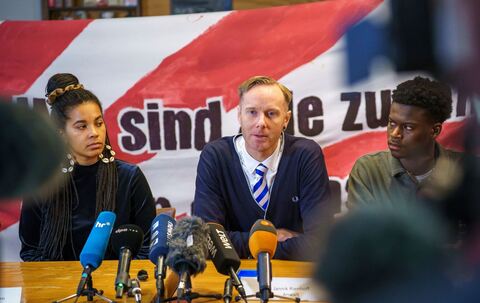 Pressekonferenz &quot;Bündnis Widersetzen&quot;